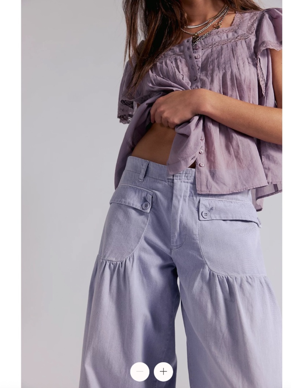 NWT Free People We The Free Lotus Balloon Jeans - Picture 4 of 9
